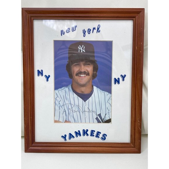 Ron Guidry Autographed Signed New York NY Yankees MLB Framed Photo Picture Print - Picture 1 of 10